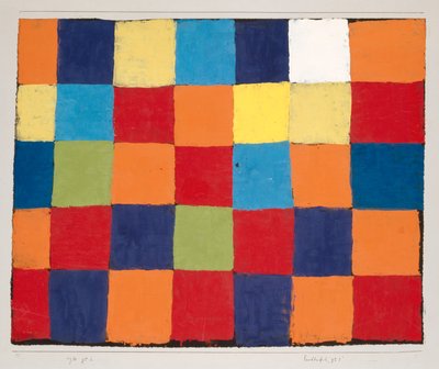 Tableau de couleurs Qu 1, 1930 - Paul Klee