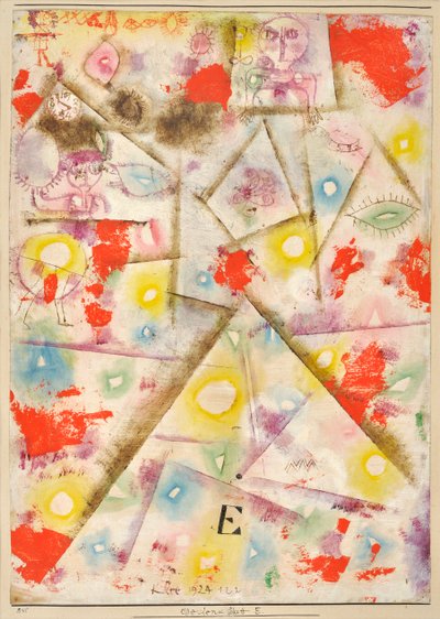 Feuille commémorative E Gedenkblatt E, 1924 - Paul Klee