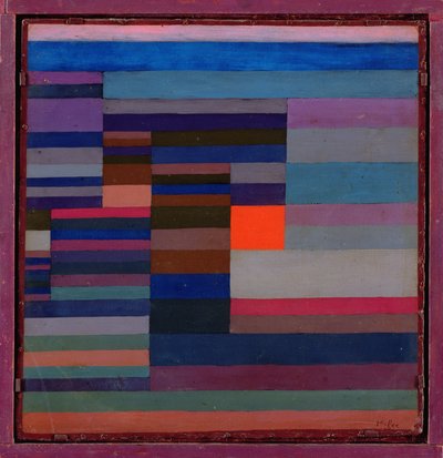 Feu dans la soirée - Paul Klee