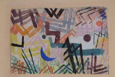 Jeu des forces du paysage de Lech, 1917 - Paul Klee