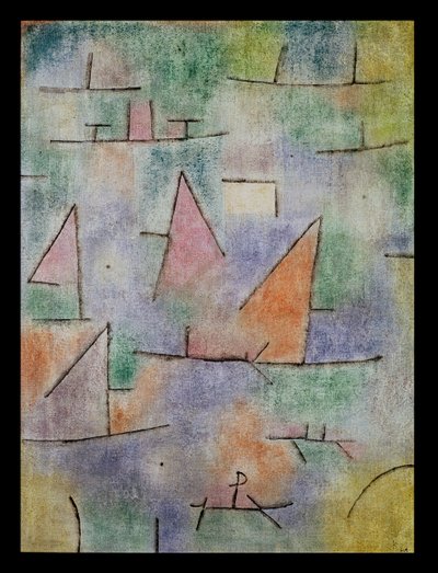 Port avec des voiliers - Paul Klee