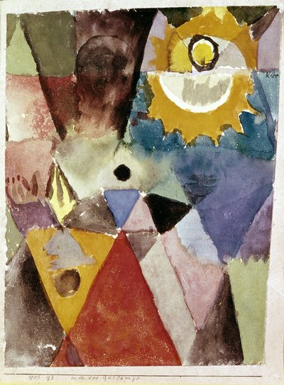 Devant le réverbère - Aquarelle - Paul Klee