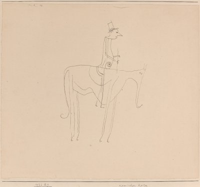 Cavalier comique - Paul Klee