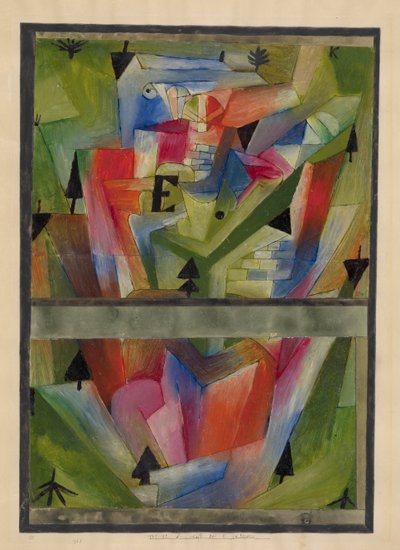 Paysage près de E. en Bavière, 1921 - Paul Klee