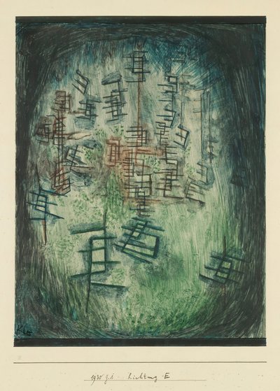 Lichtung E Clearing E, 1930 - Paul Klee