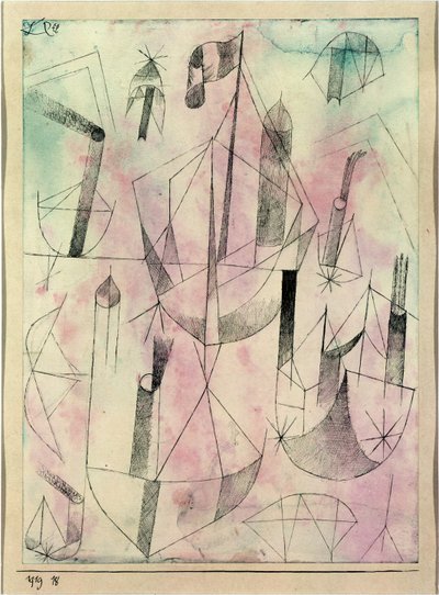 Petite fantaisie de bateau à vapeur - Paul Klee