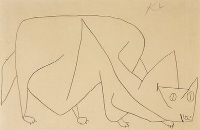 Chat en embuscade - Paul Klee