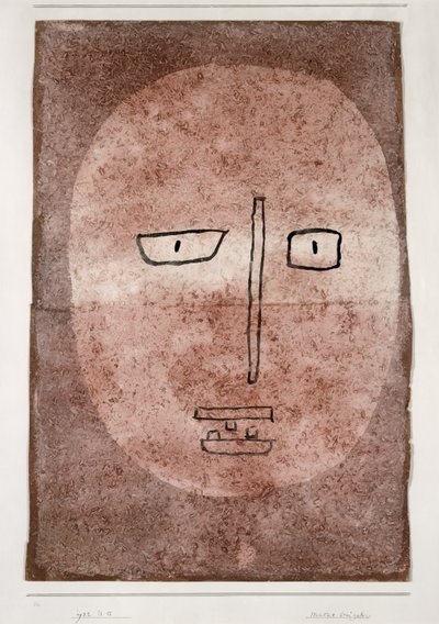 Masque avec trois dents - Paul Klee