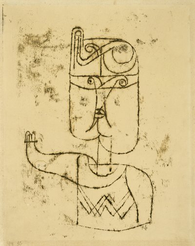 Portrait mathématique. 1919 - Paul Klee