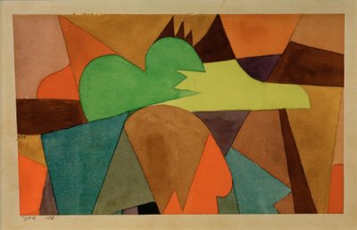 Avec les dentelles brunes - Paul Klee