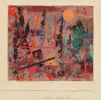Début de la construction du jardin, 1929 - Paul Klee