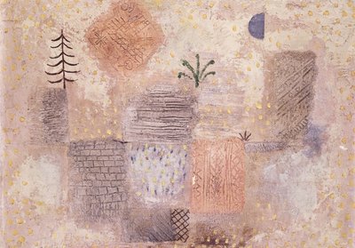 Parc avec le croissant frais - Paul Klee