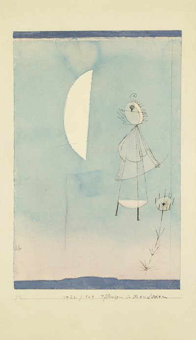 Plantes au clair de lune - Paul Klee