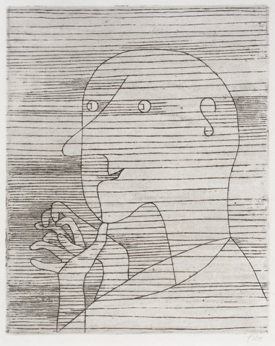 Rechnender Greis - Paul Klee