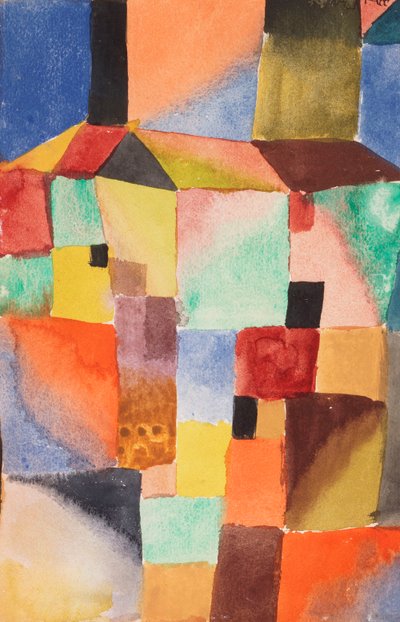 Rouge/Vert Orange/Bleu - Paul Klee