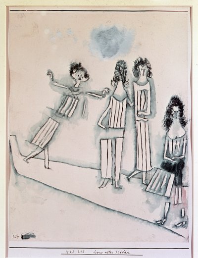 Scène avec des filles - Paul Klee