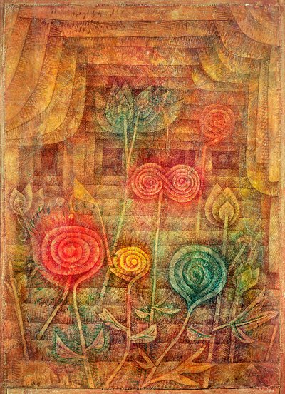 Fleurs en spirale - Paul Klee