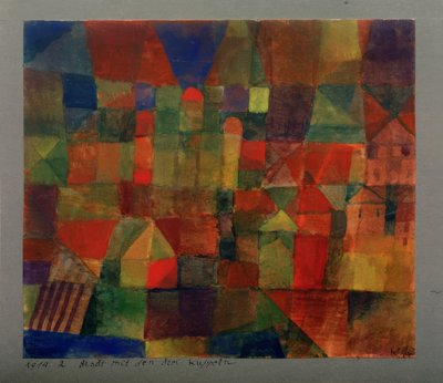 Ville aux trois dômes - Paul Klee