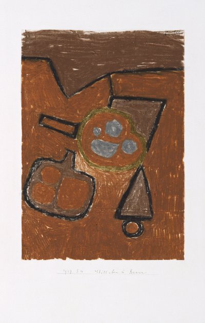 Nature morte en brun - Paul Klee
