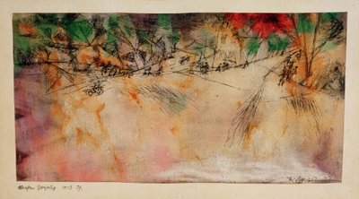 Bifurcation de rue - Paul Klee