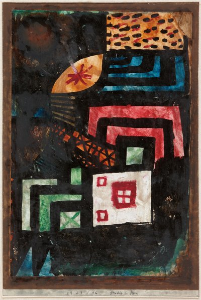 Étude en pierre - Paul Klee