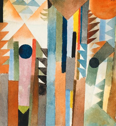 La forêt qui a poussé à partir de la graine - Paul Klee