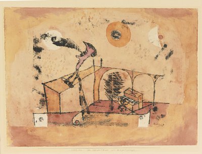 Le Ténor héroïque en tant que chanteur de concert, 1922 - Paul Klee