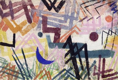 La puissance du jeu dans un paysage du Lech - Paul Klee
