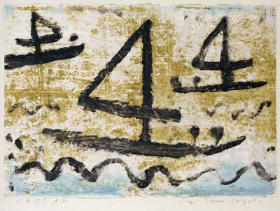 Trois quatre naviguant - Paul Klee