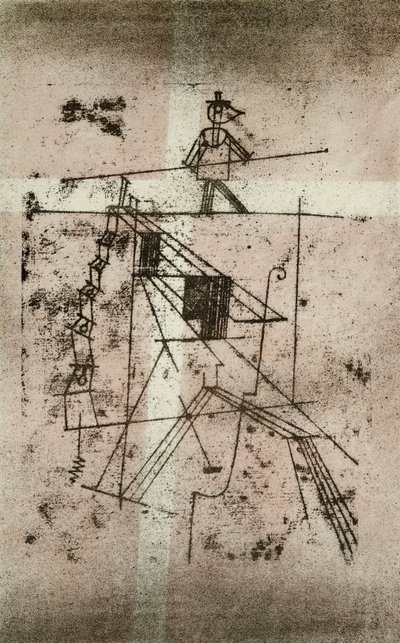 Funambule (Kornfeld 95 IV b) - Paul Klee