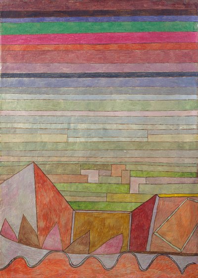Vue sur le pays fertile Blick in das Fruchtland, 1932 - Paul Klee
