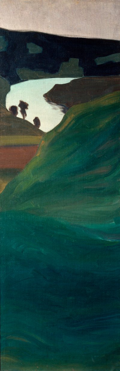 Vue de la vallée de la rivière Aar - Paul Klee