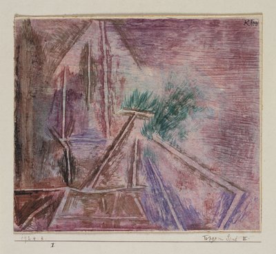 Chemins dans le sable II - Paul Klee