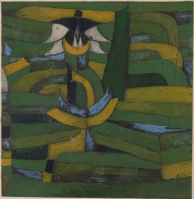 Fleur blanche dans le jardin. 1920 - Paul Klee