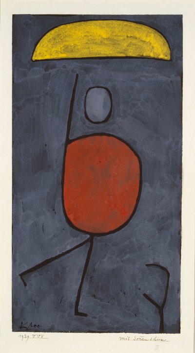 Avec un parapluie - Paul Klee