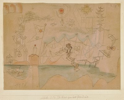 Dessin pour le loueur de bateaux. 1918, 204 - Paul Klee