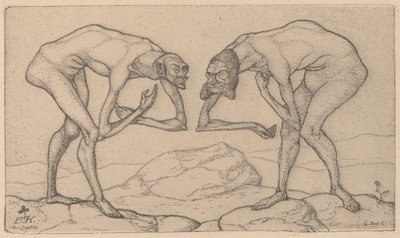 Deux hommes se rencontrent - Paul Klee