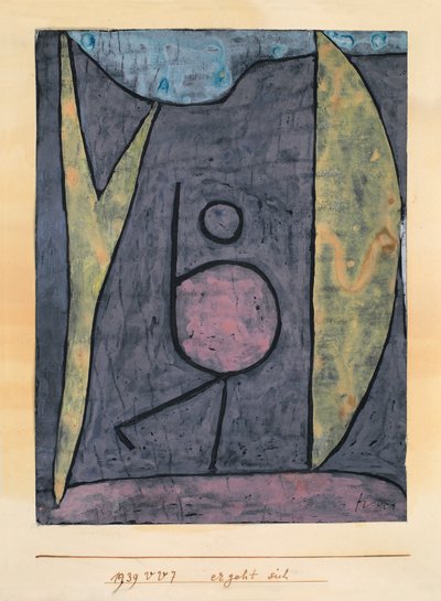 Ergeht sich, 1939 - Paul Klee