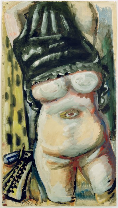 Nu avec tête voilée - Paul Kleinschmidt