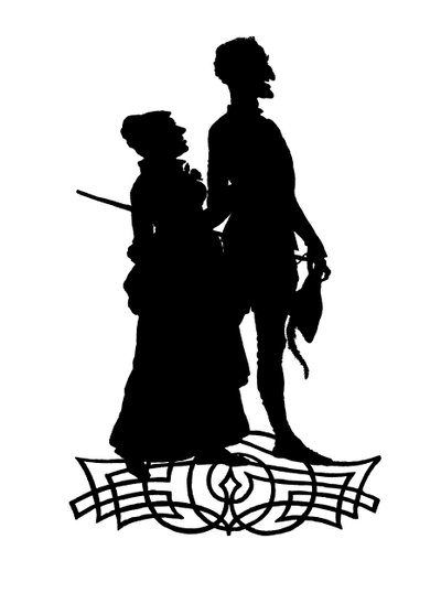 Marthe et Méphistophélès (gravure) - Paul Konewka