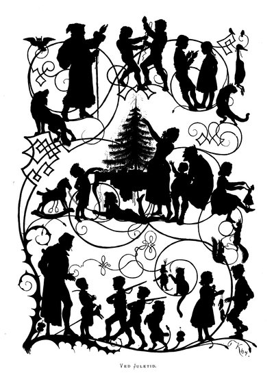 Silhouette : Ved Juletid - Paul Konewka