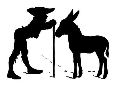 Silhouette par Paul Konewka (lithographie) - Paul Konewka