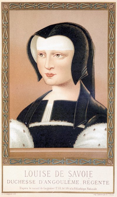 Portrait de Louise de Savoie (1476-1531), Duchesse d
