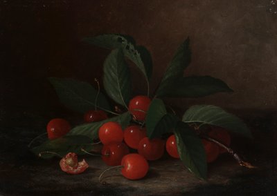 Nature morte avec cerises - Paul Lacroix