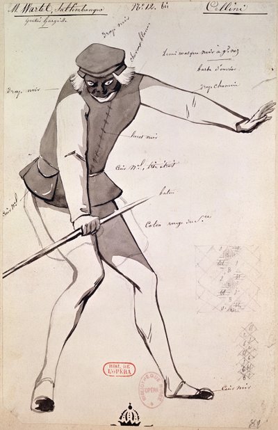 Costume pour un acrobate dans 