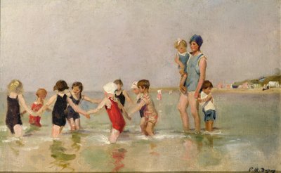 Enfants se baignant - Paul Michel Dupuy