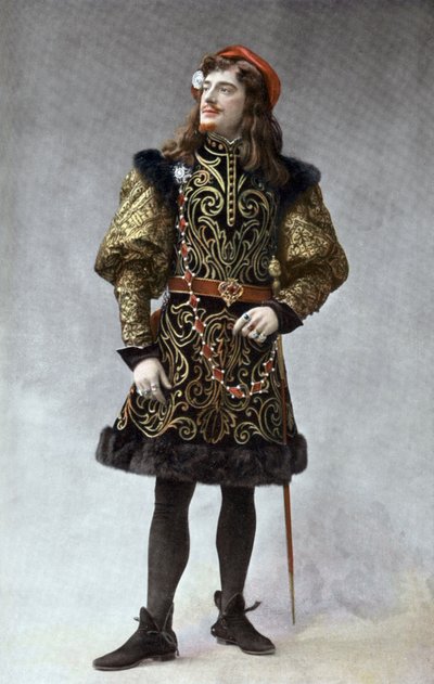Le comédien français Jean Perier (1869-1954) en Giorgio d