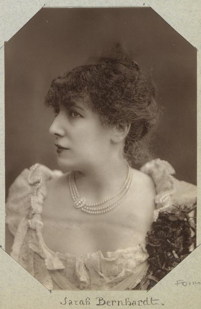 Portrait de Sarah Bernhardt, actrice - Paul Nadar