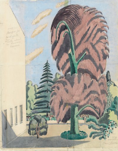 Conception pour toile de fond, La Vérité sur les danseurs russes - Paul Nash
