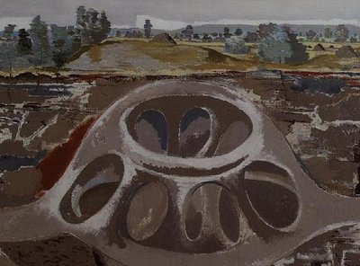 Maison de la Terre ou La Forteresse - Paul Nash